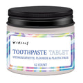 62-piece pack of TP19 solid toothpaste tablets in portable container