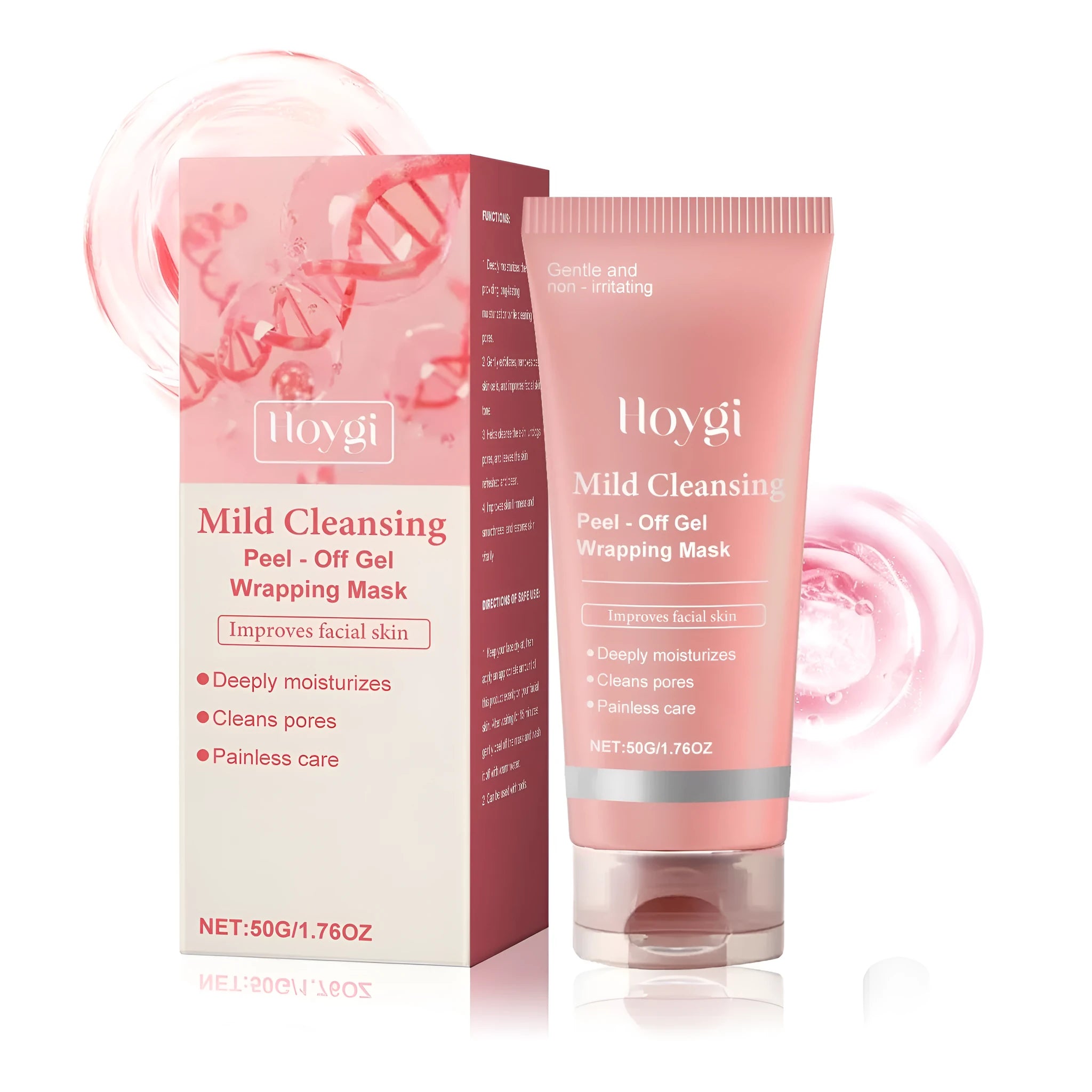 Single 50g collagen tearing facial mask pack for moisturising and nourishing skin.