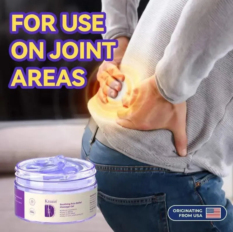 100g tube of joint pain care gel with menthol for topical relief