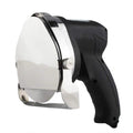 KS-100E black electric meat cleaver with adjustable blade for turkey barbecue machines on a kitchen counter.
