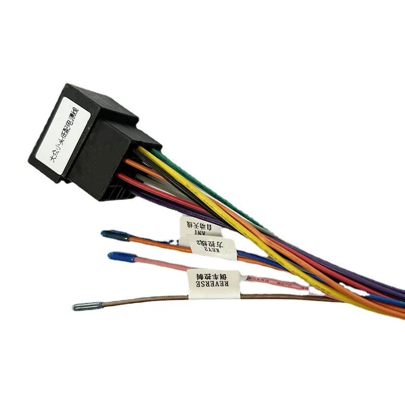 Volkswagen small head low power cord with 16-pin direct plug connector for automotive wiring harness applications