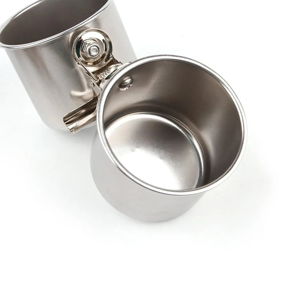 Stainless steel birdcage feeder in natural colour, shown in three sizes: small, medium, and large.