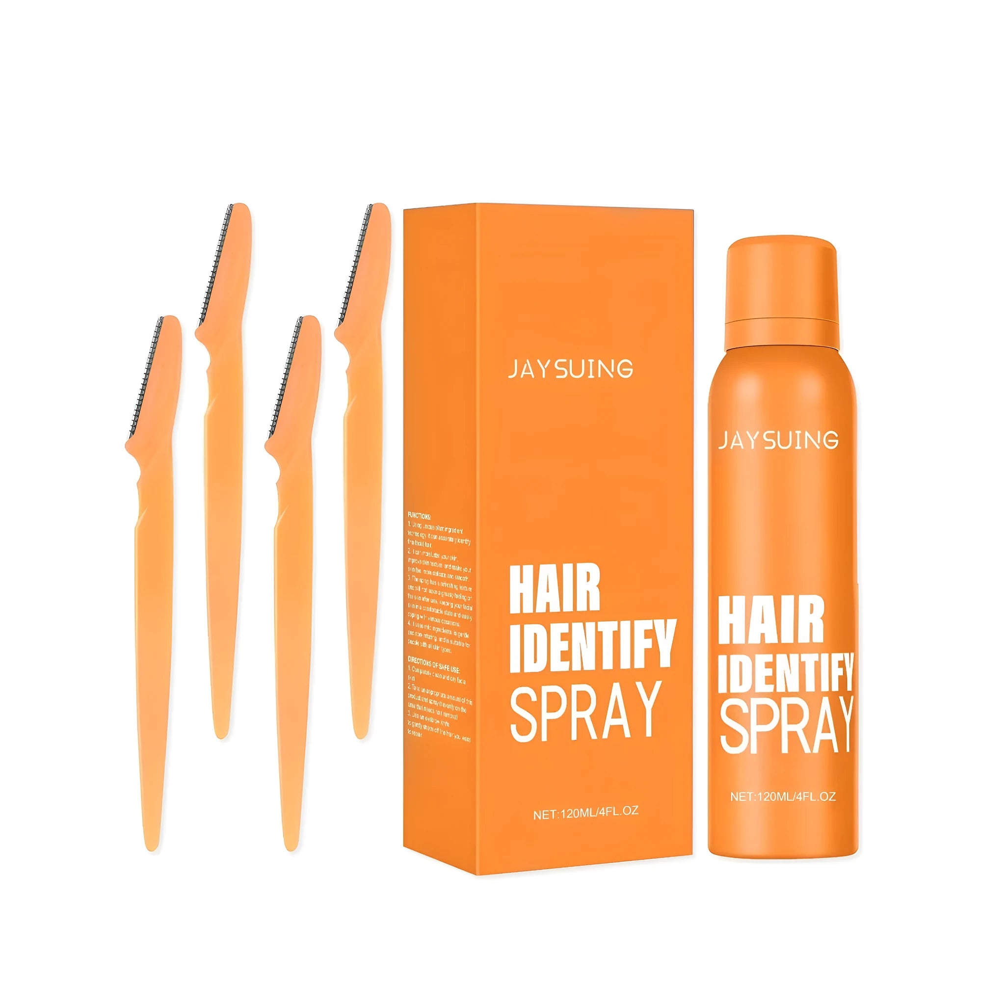 120ml facial hair recognition spray bottle with non-irritating botanical formula
