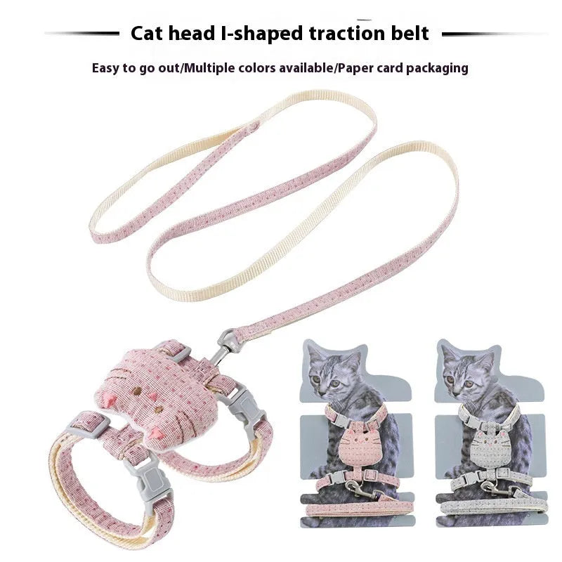 T-shaped cloth cat drawstring pulling rope toy in various colours for cats up to 8kg