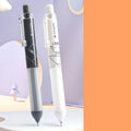 Black and white 0.5mm mechanical pencils showing cloud grip detail on the plastic barrel.