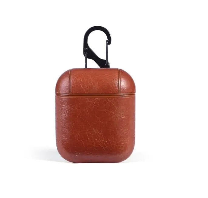 Genuine leather protective case for Apple AirPods charging case in multiple colour options