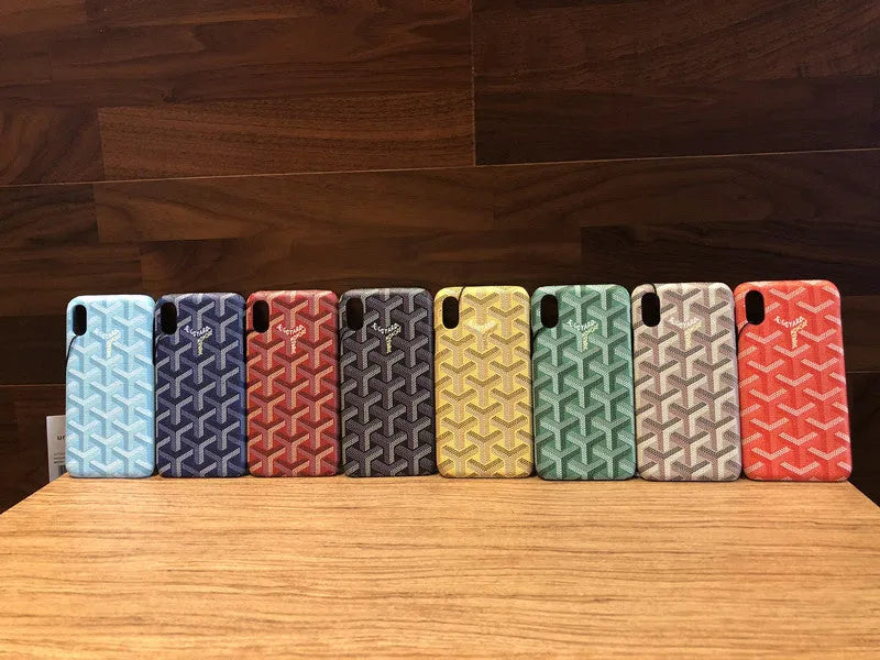 Leather back cover type mobile phone case for iPhone 11 to 6 series in multiple colours