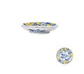 Huang Caishan ceramic tableware set with yellow floral underglaze pattern and round bowls