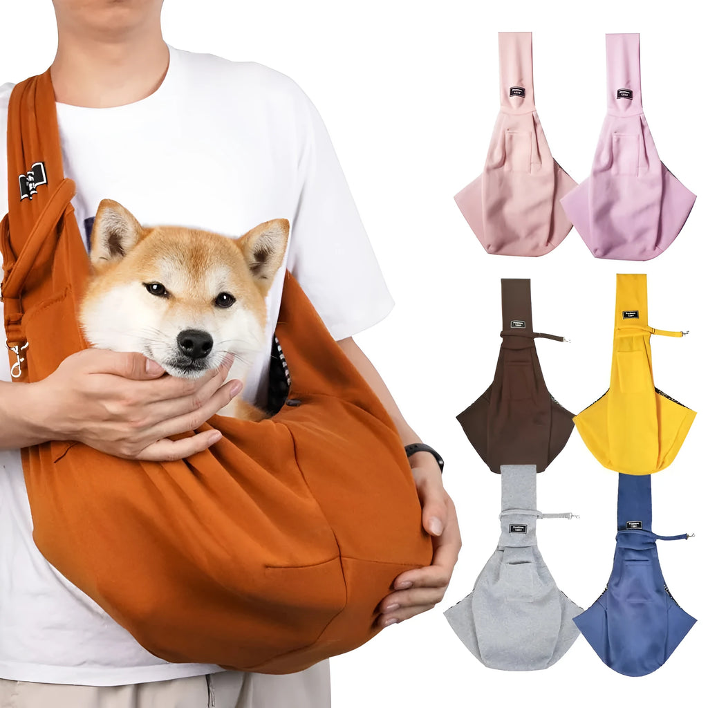Folding cat messenger backpack with breathable mesh panels in multiple colour options