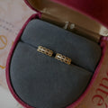 Silver 925 electroplated ear clip stud earrings in gold colour or platinum colour finish