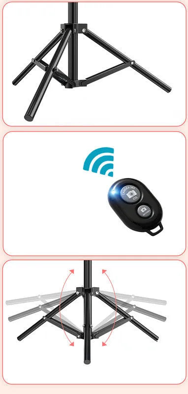 10 inch ring selfie beautifying light with 19cm metal bracket for smartphones