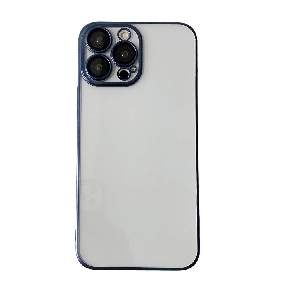 Electroplated frosted edge phone case for iPhone, PC material, anti-fall, anti-fingerprint, original machine gray colour