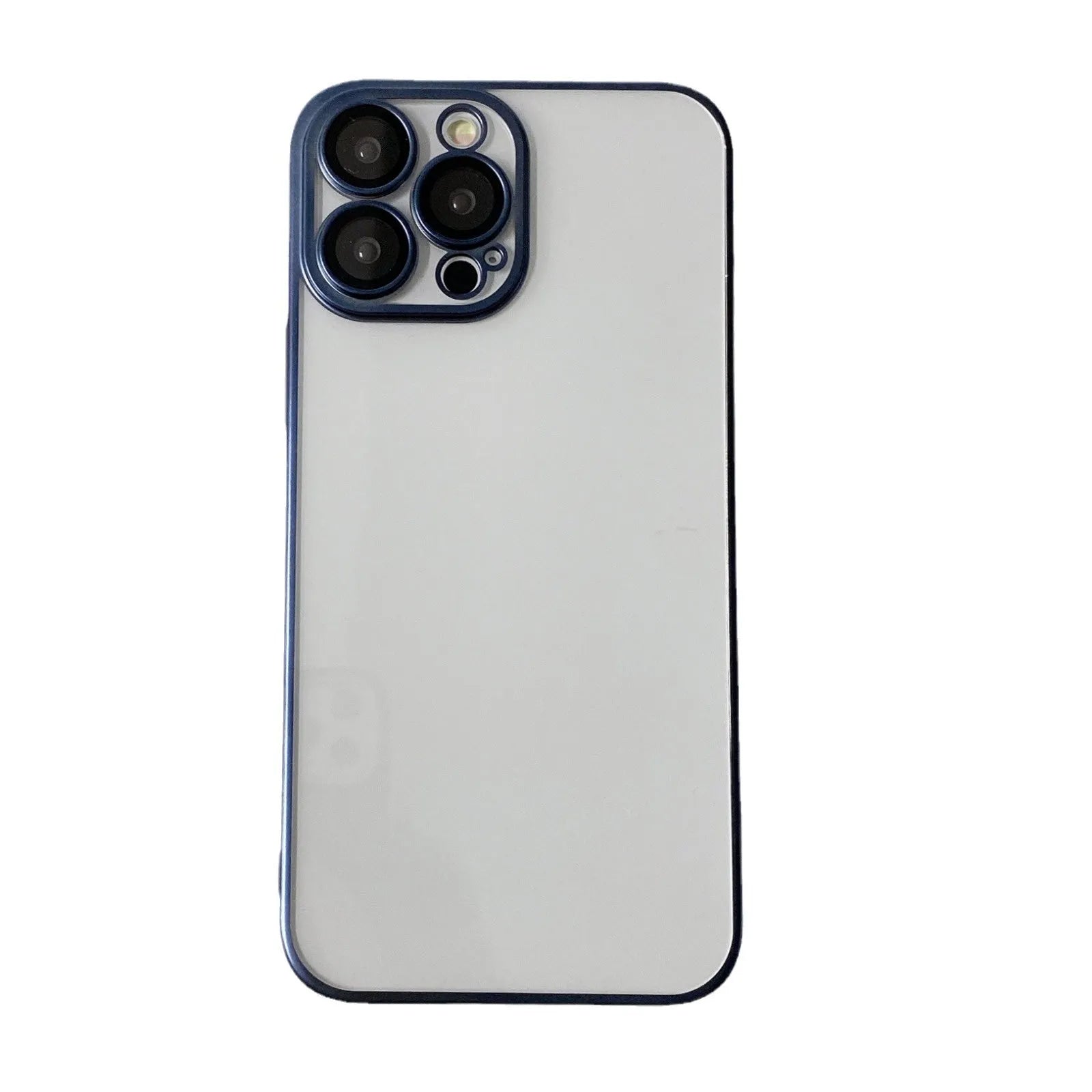 Electroplated frosted edge phone case for iPhone, PC material, anti-fall, anti-fingerprint, original machine gray colour