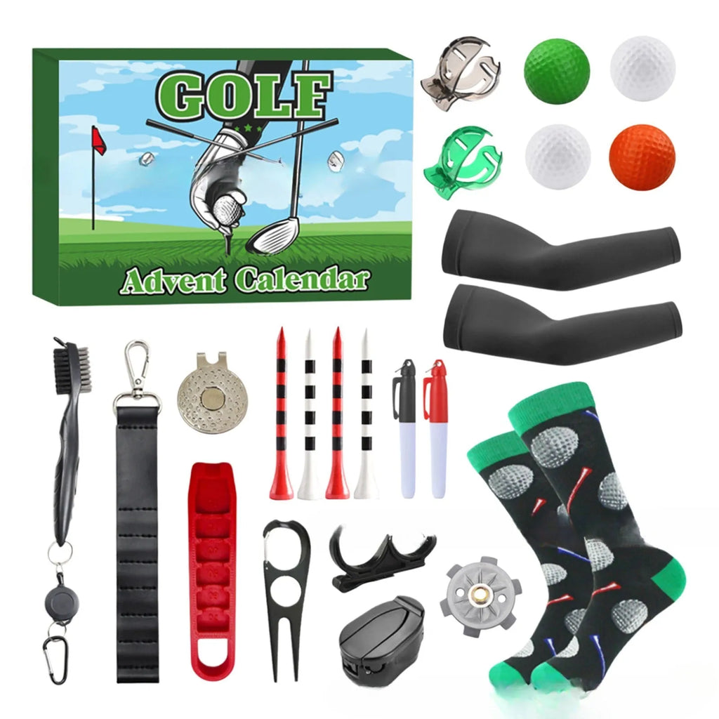 Golf Blind Box 04 surprise blind box calendar set with golf themed items in packaging