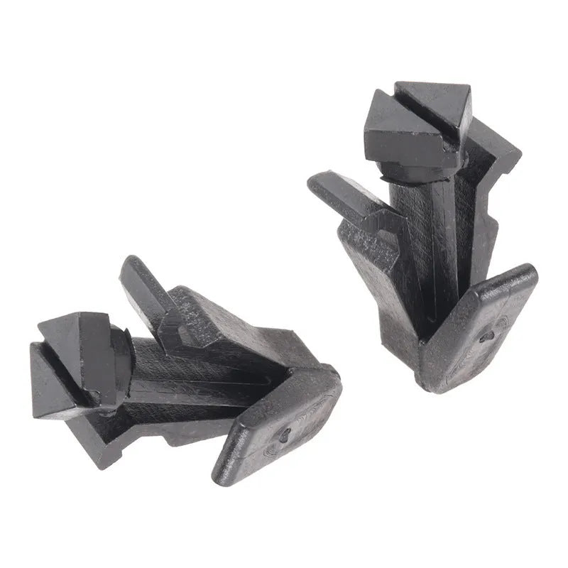Black plastic bumper cover radiator grille fastening clip for Nissan vehicles