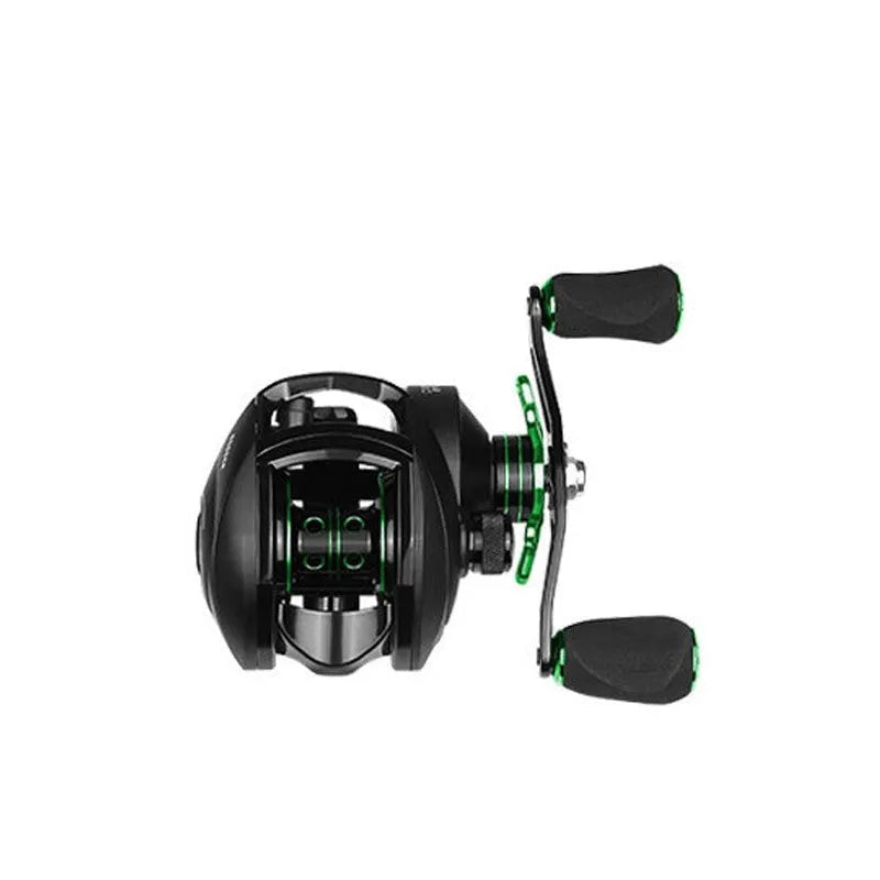 Dedicated lure rod water drop wheel blackening fishing reel with interchangeable handle