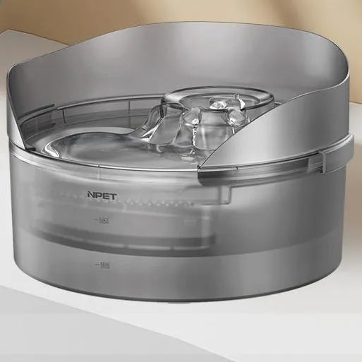 Automatic pet water dispenser with flowing water circulation system for cats and dogs