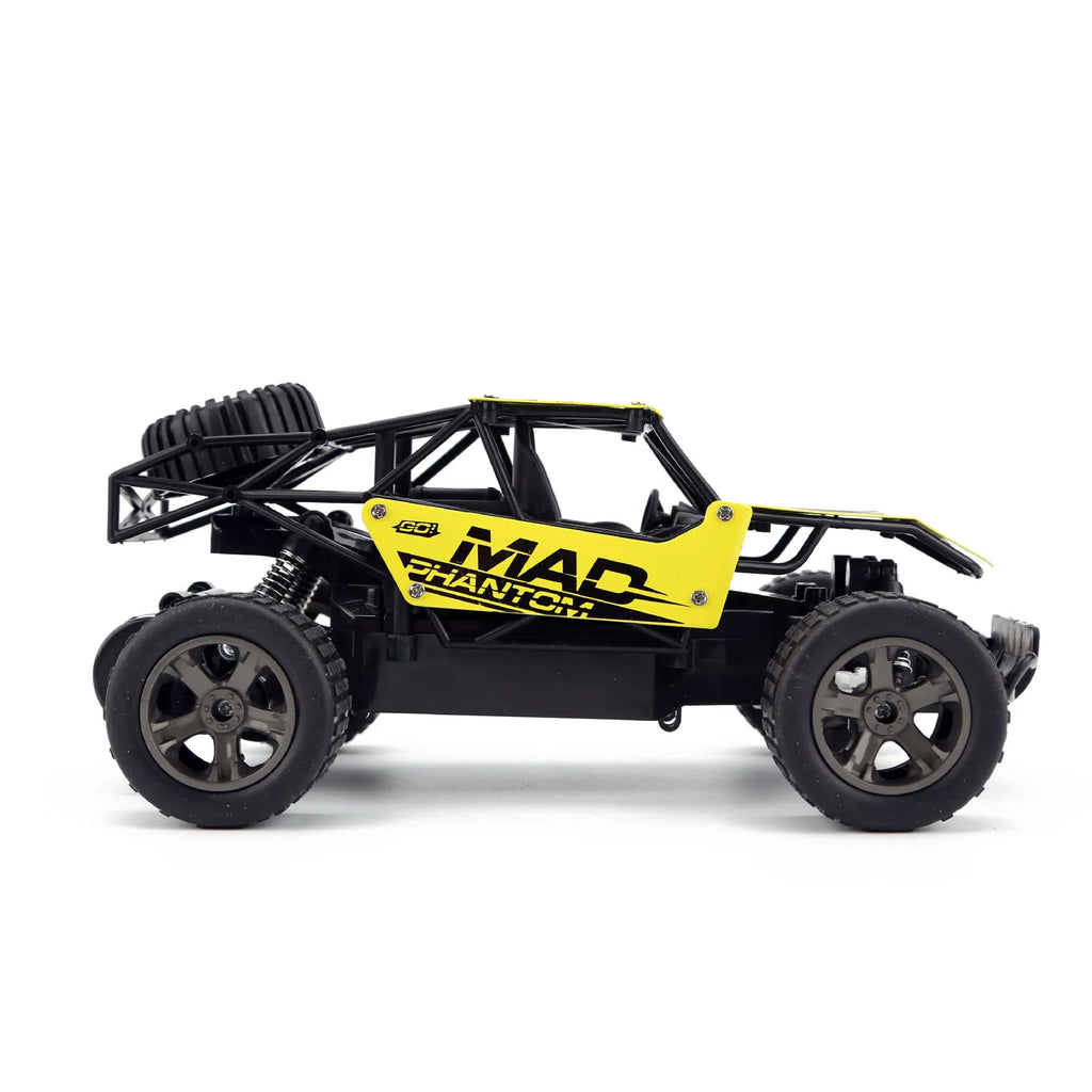 Blue 1:18 scale remote control off-road drift car with 2.4G transmitter