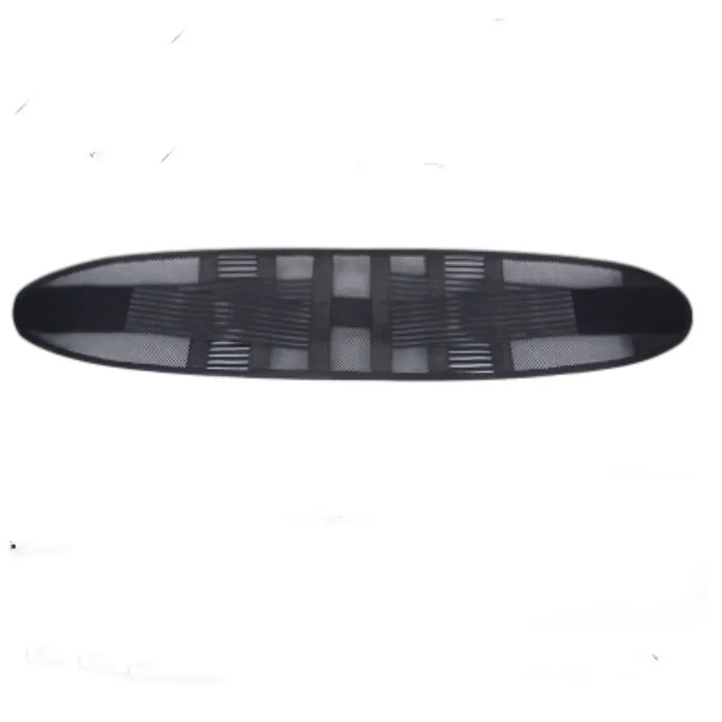 Black adult sports waist support belt with steel plate for lumbar protection