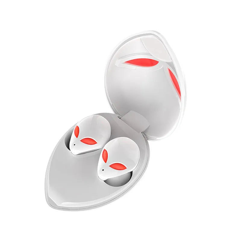 Creative Outer T8 Starman alien design wireless Bluetooth headphones and charging case