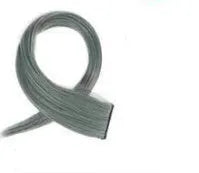 Long curly gradient hair wig patch for women in Aurora Purple colour, approximately 60cm in length.