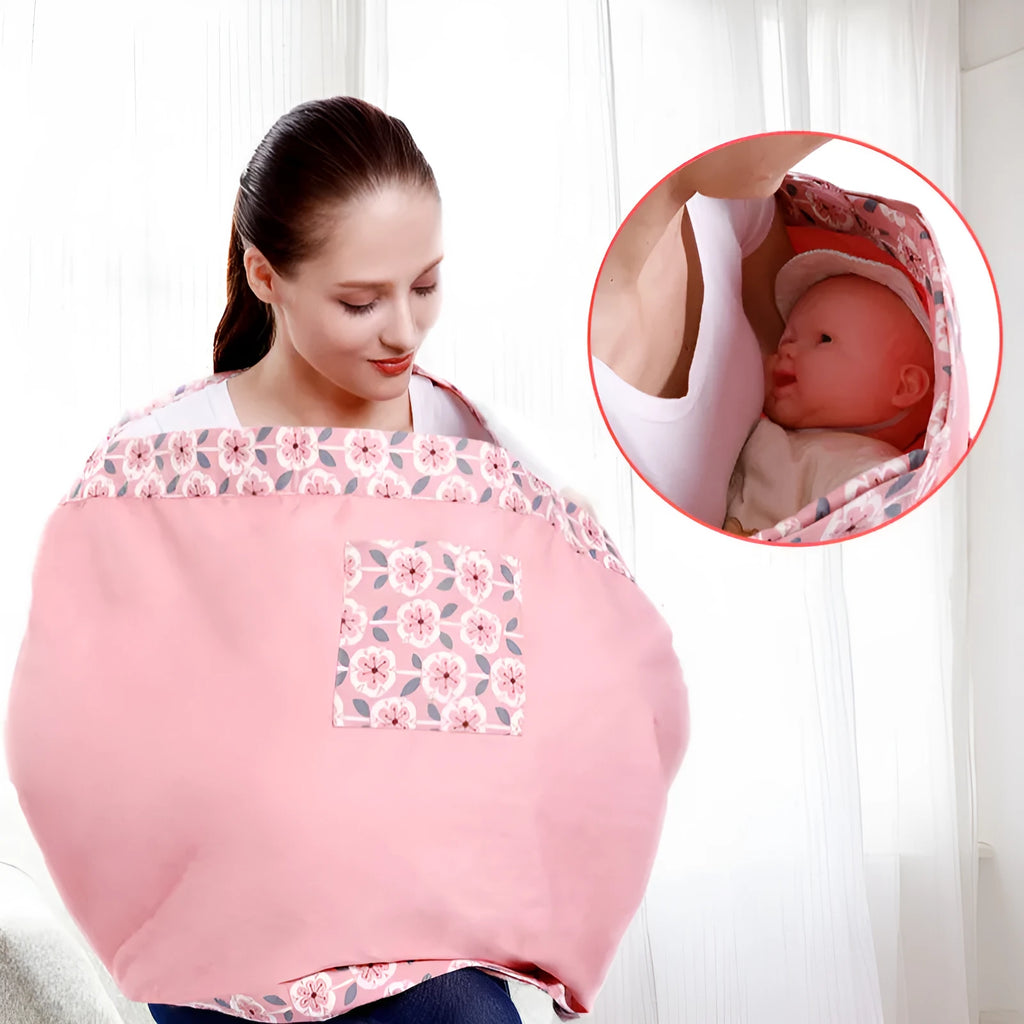Adjustable baby wrap carrier sling shown in blue-green colour, suitable for newborns up to 36 months