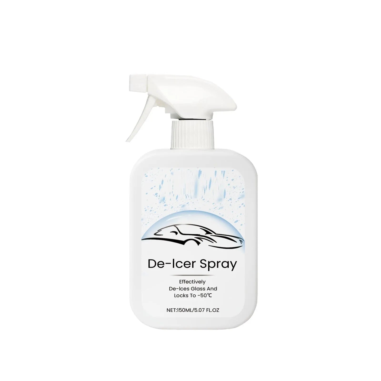 150ml car windscreen de-icer spray bottle for winter ice removal on vehicle windows