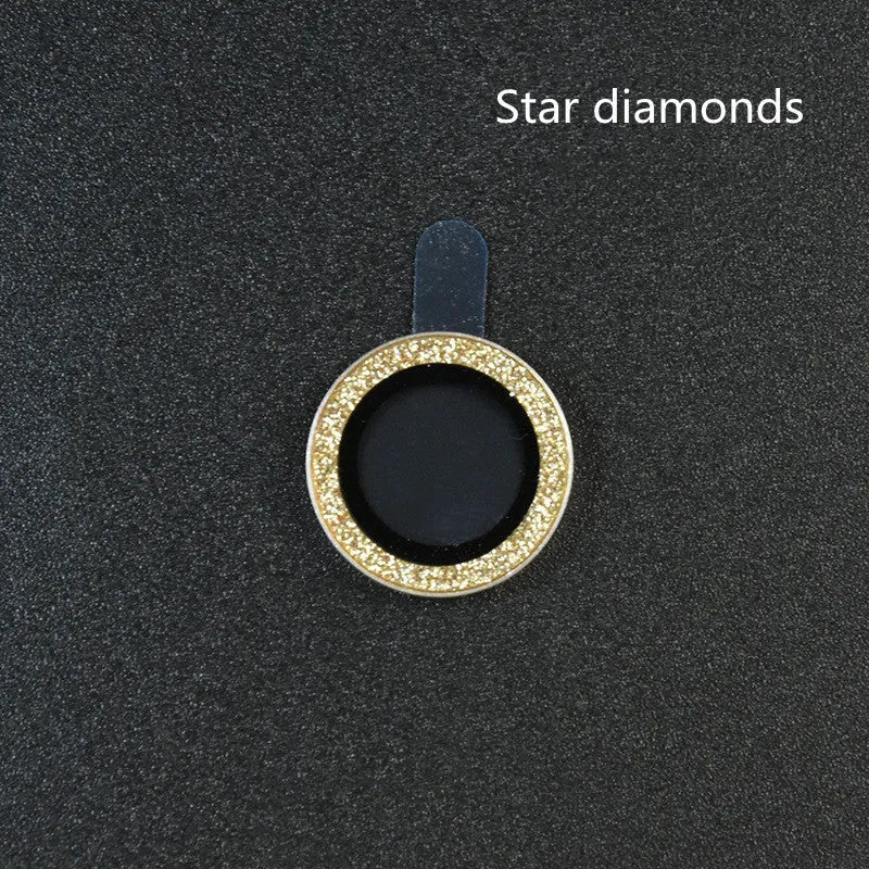 iPhone 12 Pro Max with black aluminium alloy camera protection ring and tempered glass lens film installed.
