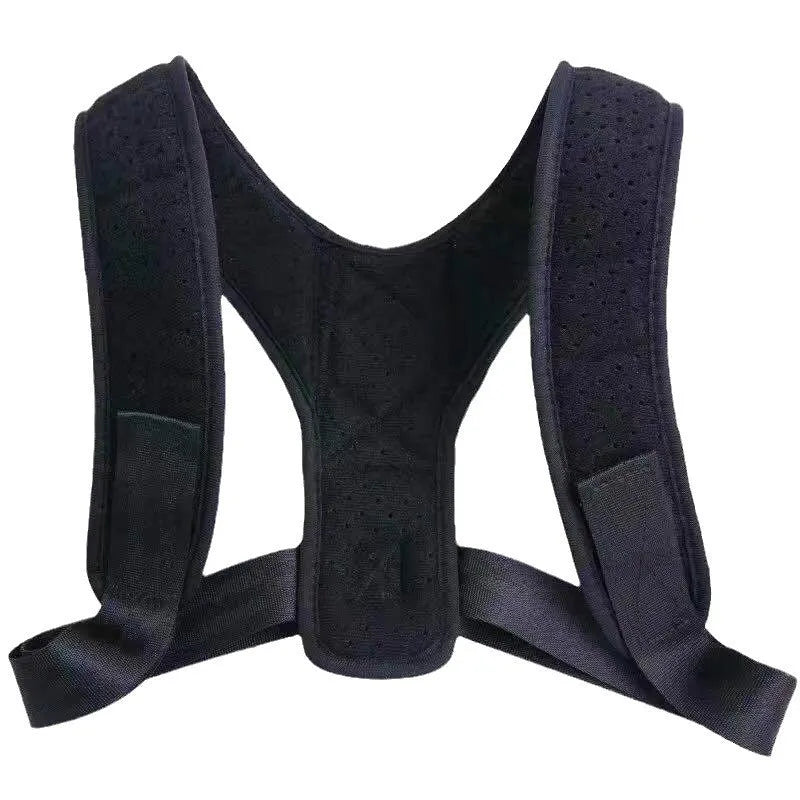 Babaka brand nylon back correction posture support band shown on a person.