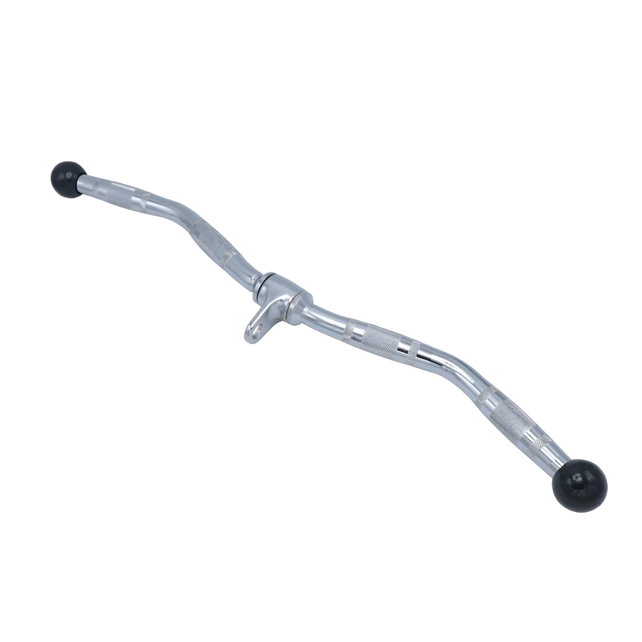 White feather finish stainless steel pull-down handle for gantry fitness equipment