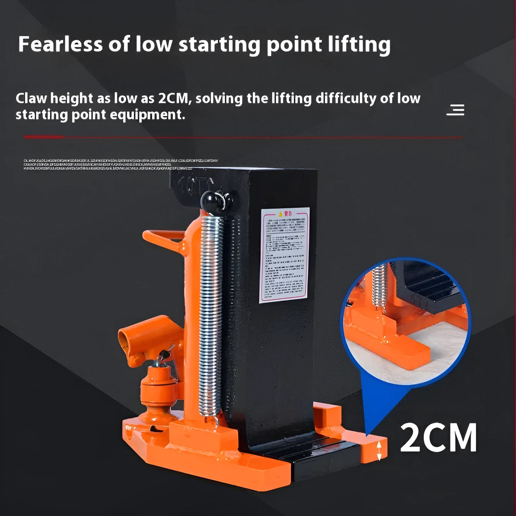 Heavy duty hydraulic claw jack track jack vertical steel construction for ship building and mechanical installation