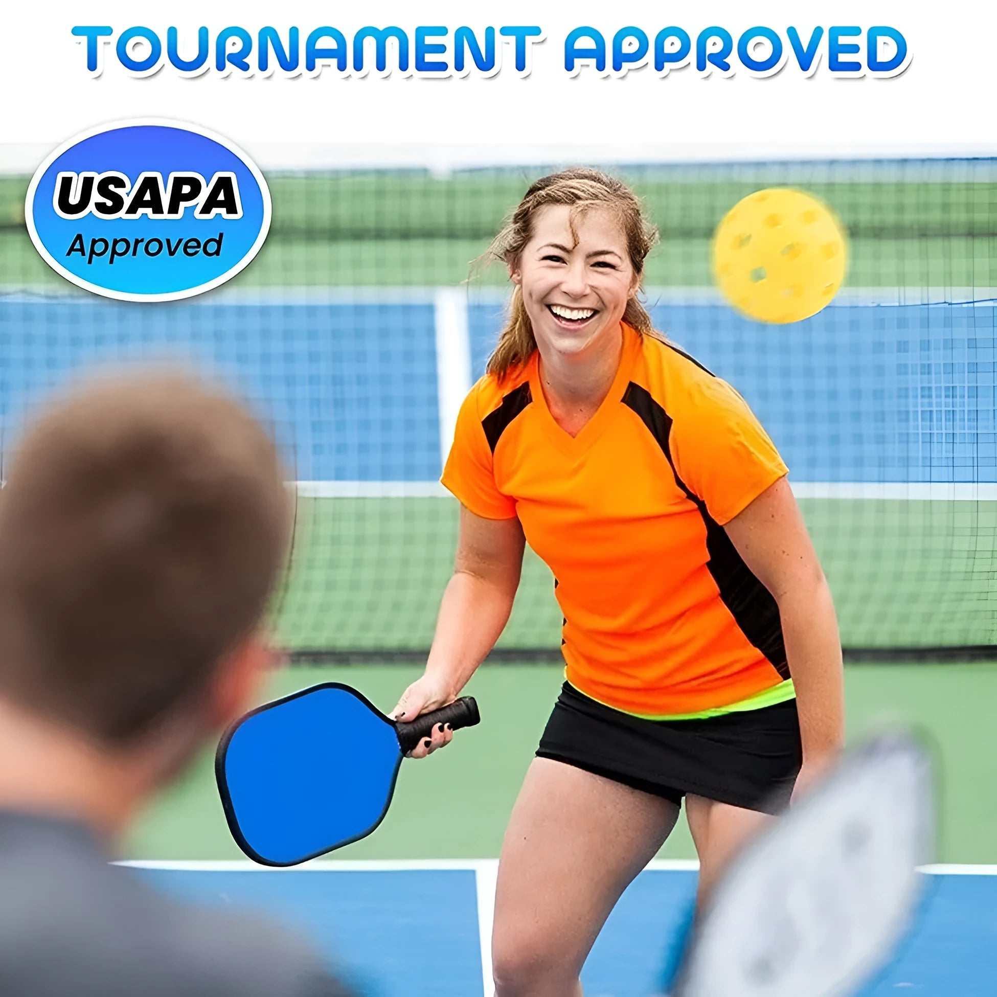 Poplar Peak solid wooden training racket for table tennis and pickleball beginners.