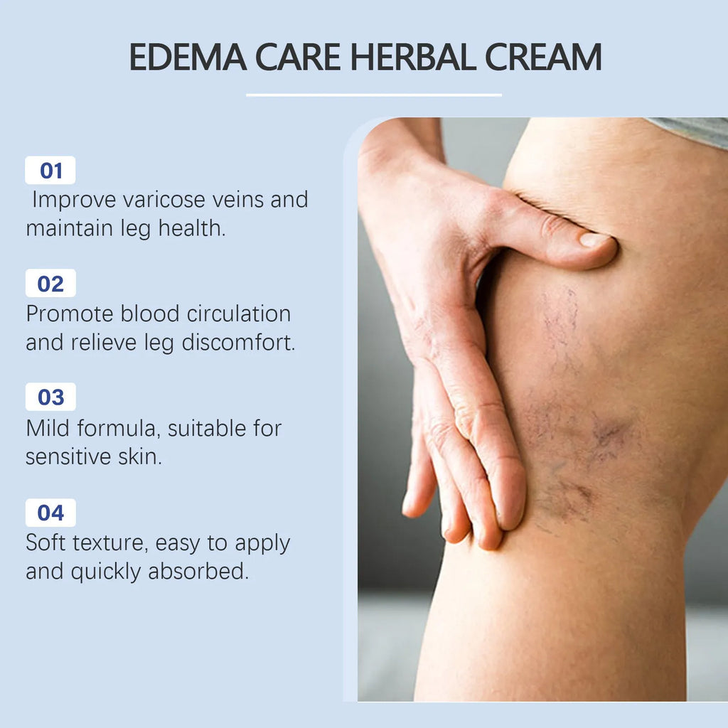 20g tube of herbal gentle soothing leg care cream with black grass seeds and horse chestnut
