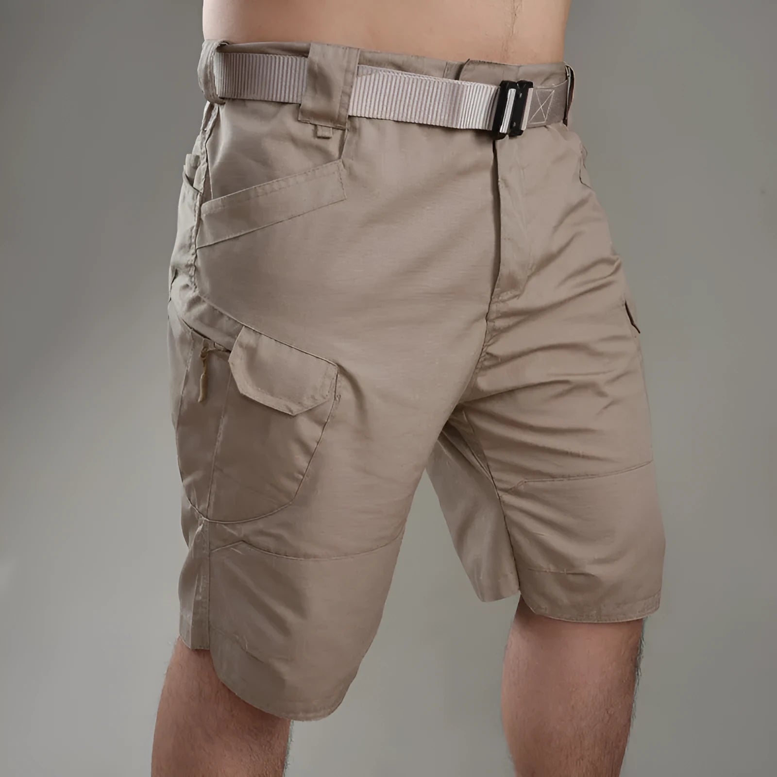 IX7 Tactical Shorts in cotton blend fabric with button closure for outdoor activities