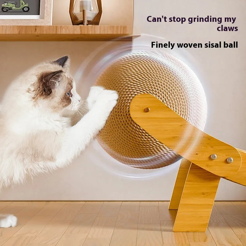Recliner-shaped cat scratch board with sisal composite scratching surface