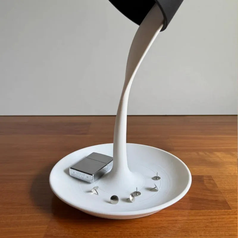 3D printed PLA table lamp with tray American style decorative ornament on desk