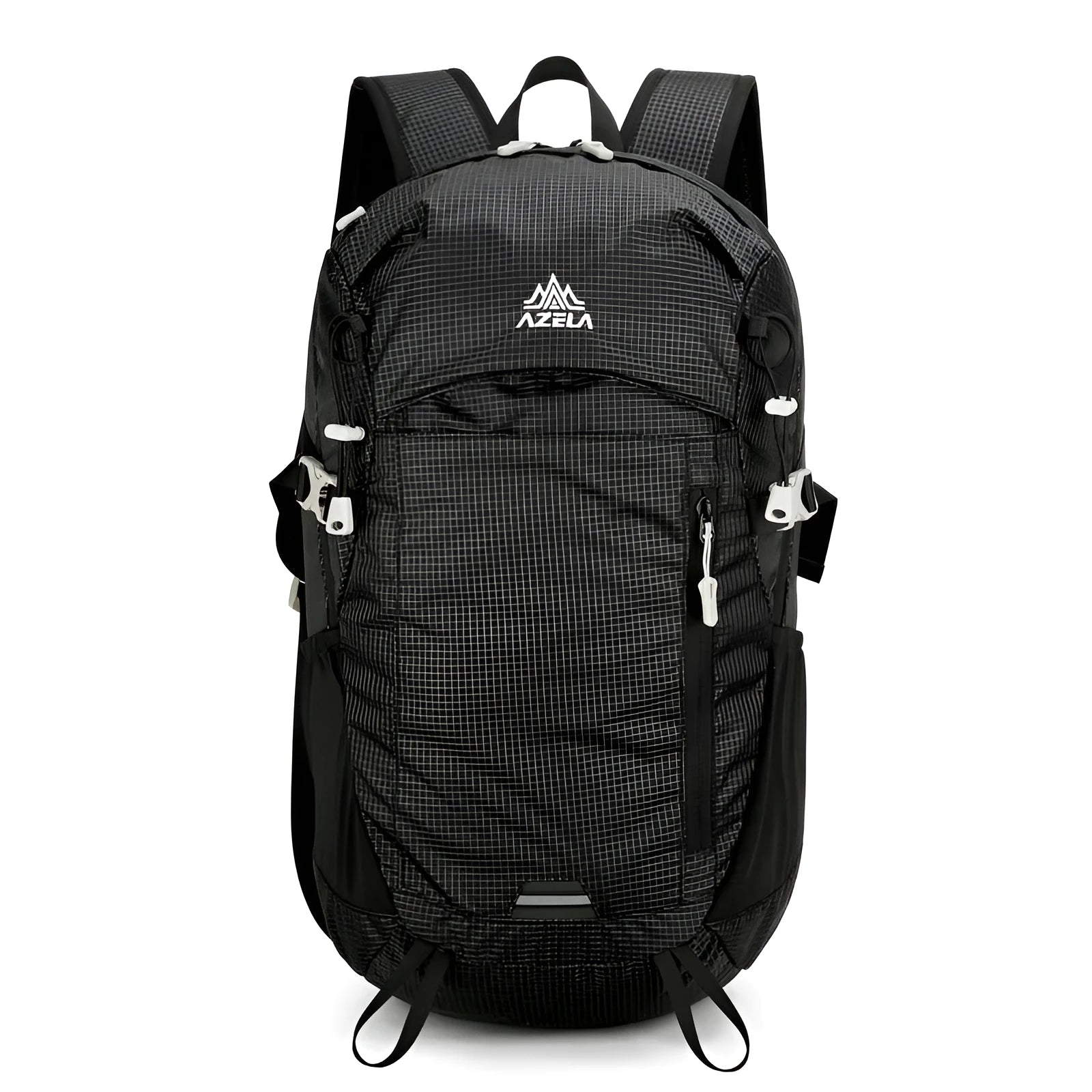 Lightweight breathable outdoor backpack for cycling hiking and running unisex daypack Black White