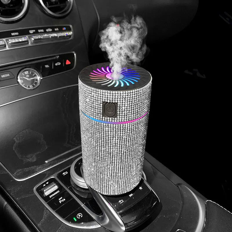Car USB air humidifier in multiple colours with compact 14cm design
