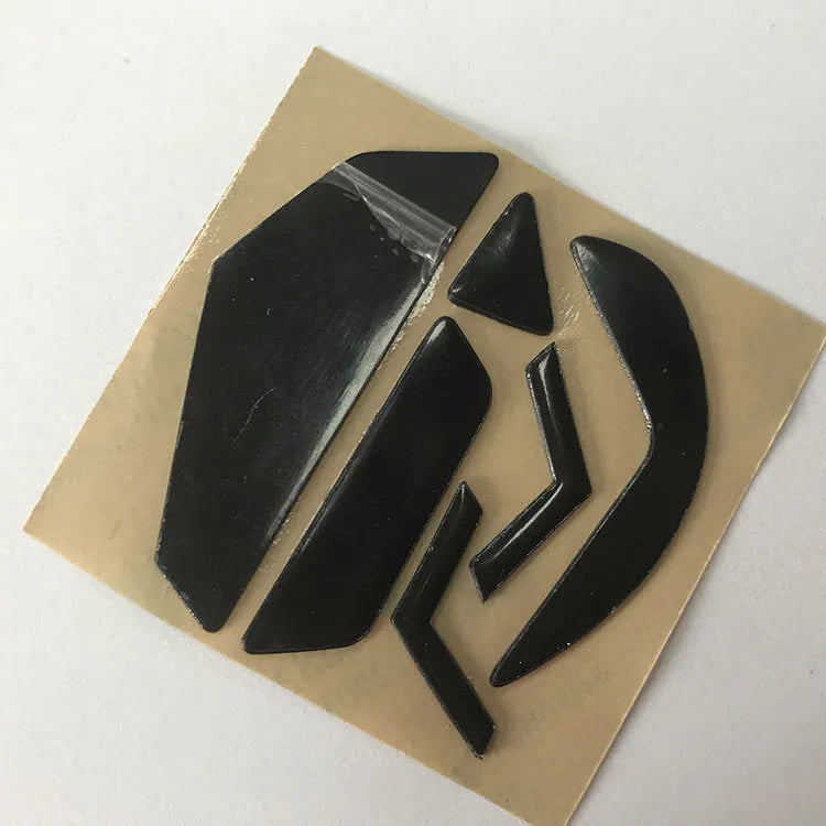 Teflon mouse foot sticker with protective film for G502 wired mouse, anti-friction die cut design