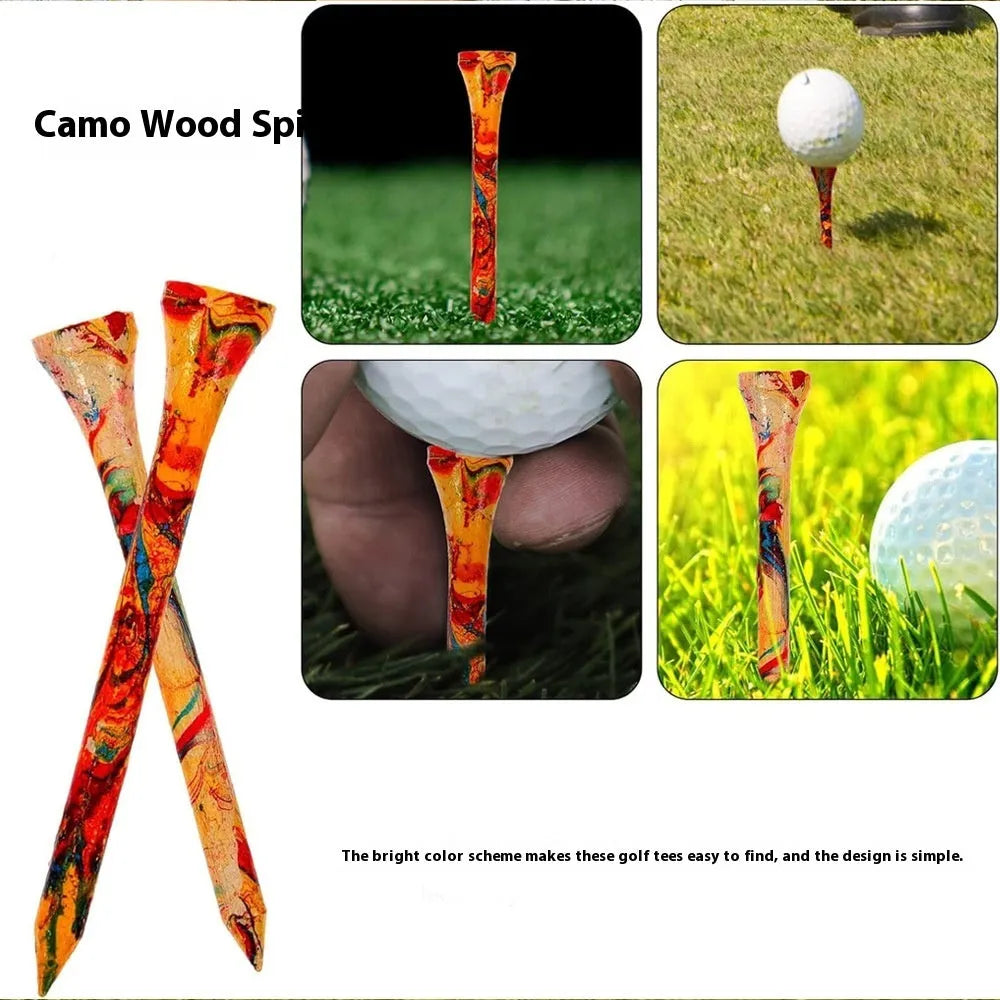 Colourful 70mm golf ball holder set of 50 pieces for putting practice and training drills
