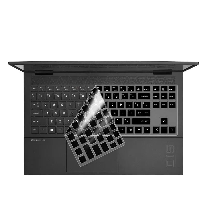 Transparent PVC keyboard membrane for 15.6 inch Shadow Elf 6 Ryzen Edition laptop