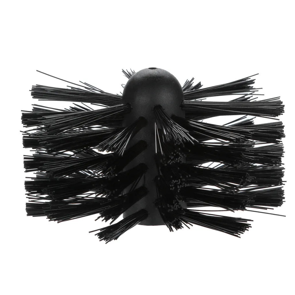 Flexible 600mm long chimney cleaning brush with nylon bristles for dryer pipes and range hood ducts