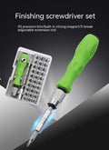 32-in-1 precision screwdriver set for mobile phone and electronics repair with multiple bits