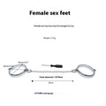 Silver zinc alloy handcuffs and footcuffs adult sex toy accessories with stainless steel bracelet fittings
