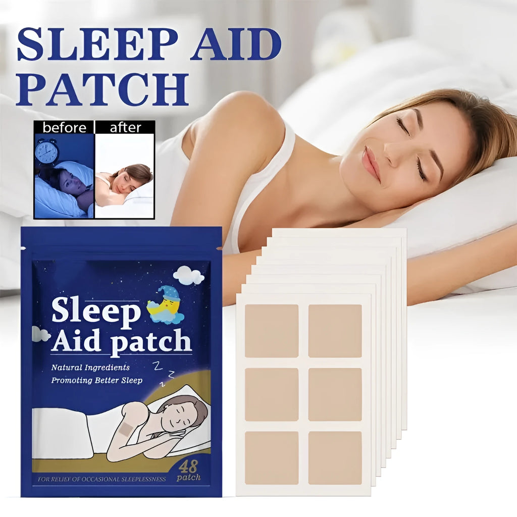 Sleep Paste body care patches 48 pack with natural herbal extracts in box packaging