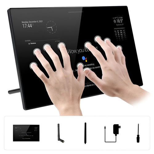 13.3-inch ABS voice assistant touch display unit for smart mirror integration.