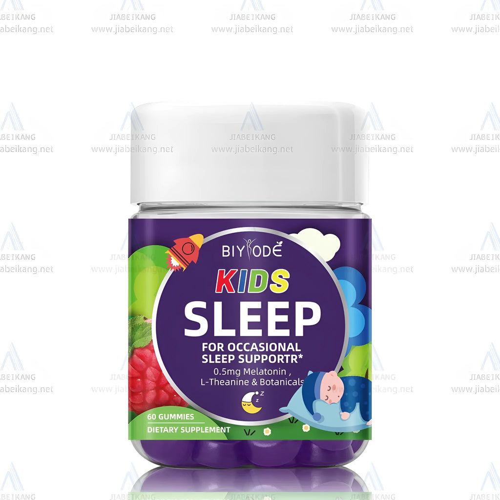 Children melatonin sleep support gummies in a bottle, 60 gummies, with melatonin and L-Theanine