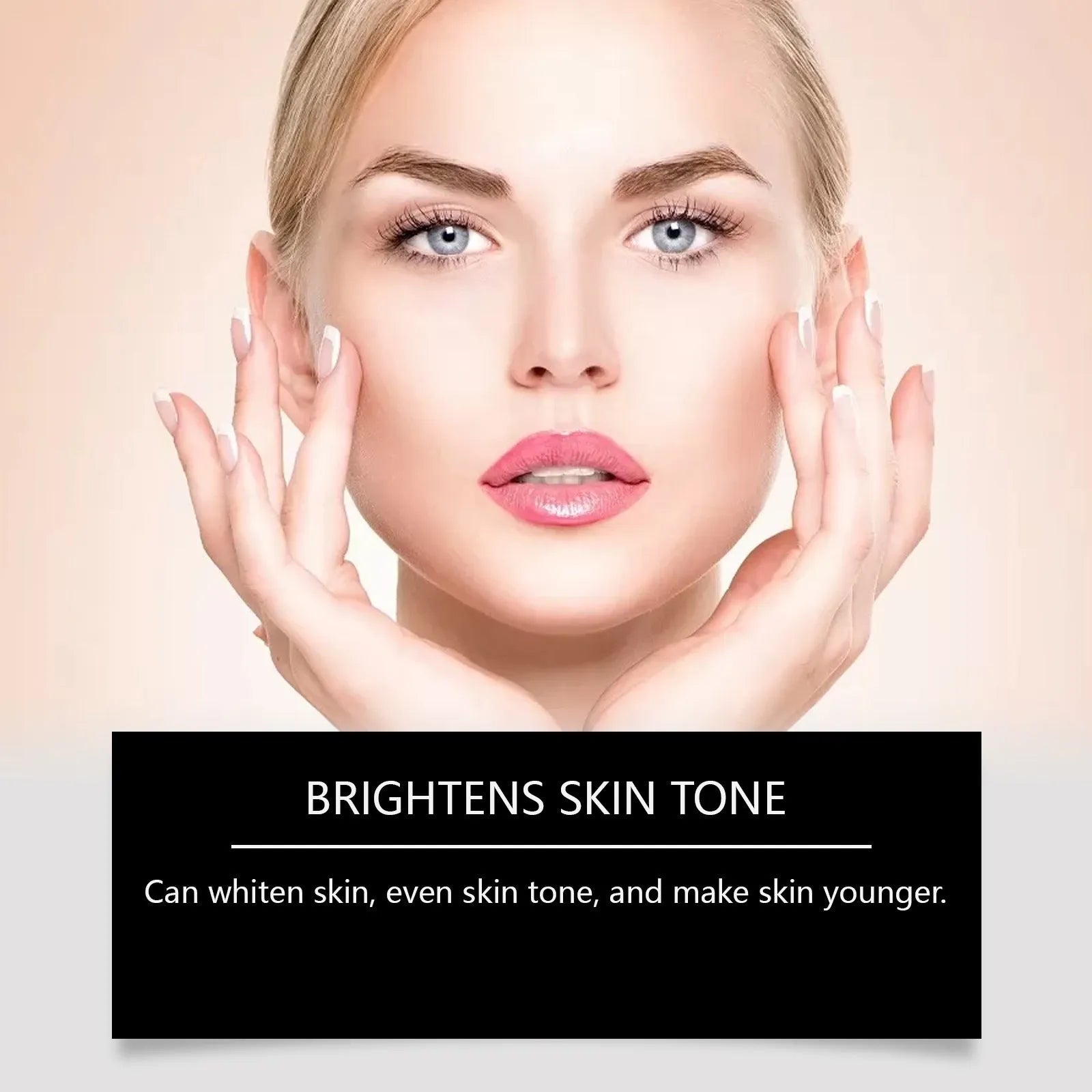 Single-use facial sheet mask measuring 5.1cm by 3.9cm with 30g moisturising formula