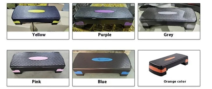 Grey Fit Step aerobic fitness platform measuring 68 by 28 by 15 centimetres.