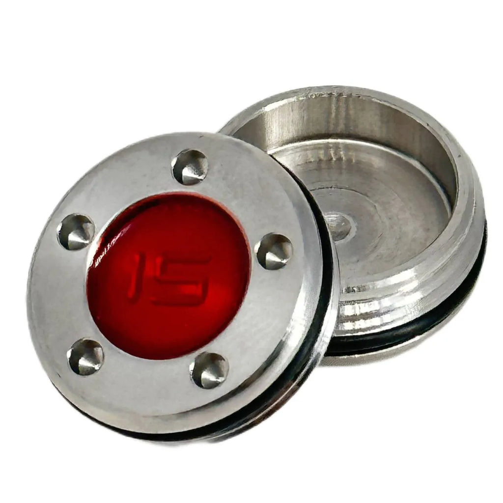 Alloy golf push rod screw weight accessory in red, 5g to 45g options
